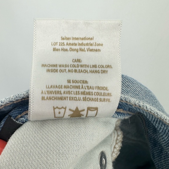 Edwin Kali High Rise Ankle Jeans Distressed Vintage Straight Cotton Womens 27 - Picture 6 of 10